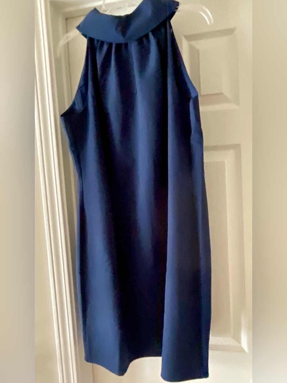 NWT Sail to Sable Navy Dress Button Back Large